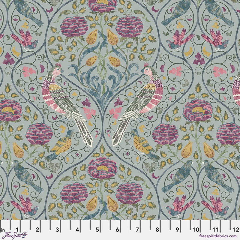 Seasons by May Slate-Fat Quarter 18"x22" & Half Yard 18"x44" & Full yard 36"x44"