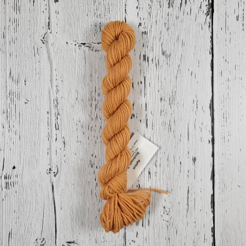 Apricot - Socknado Mini Twister 20 Gram - Dyed Stock