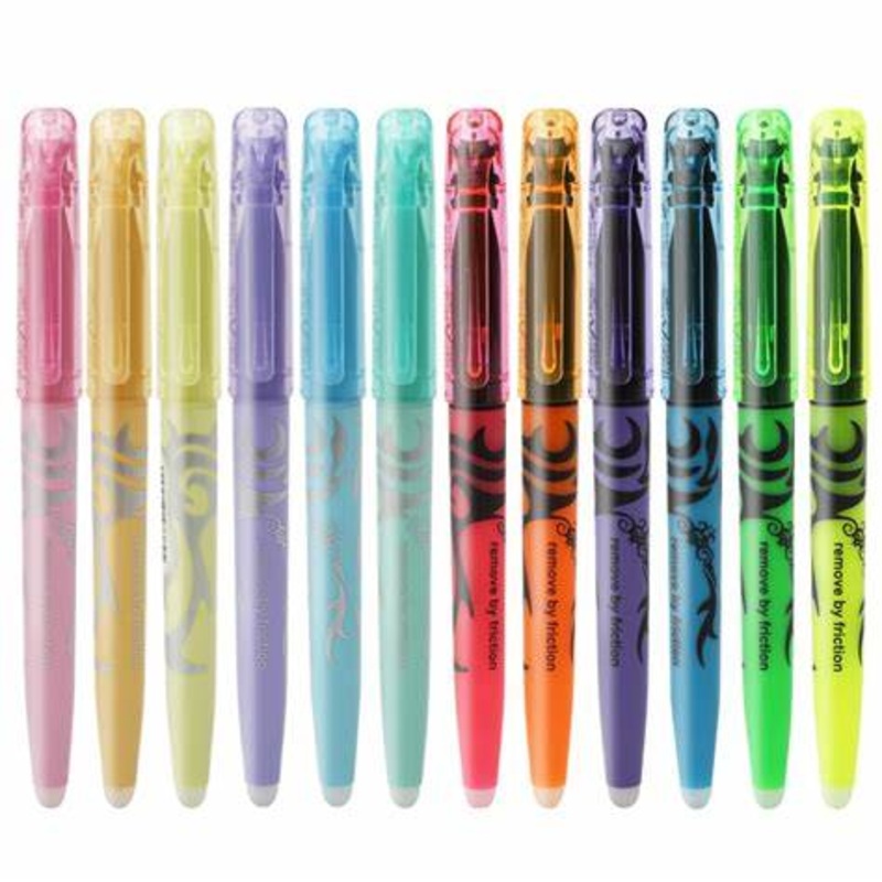 Frixion Erasable Highlighters-Soft Blue & Soft Green & Soft Pink & Soft Violet & Soft Yellow & Blue & Green & Orange & Pink & Yellow