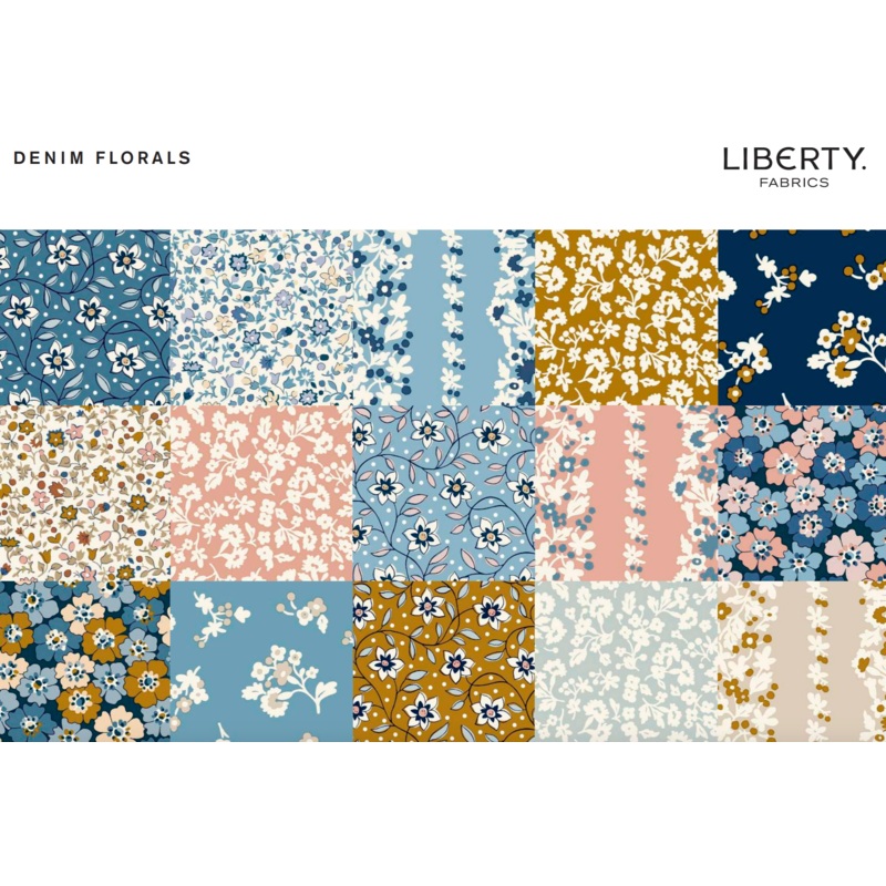 Liberty Denim Florals Lasenby Roll