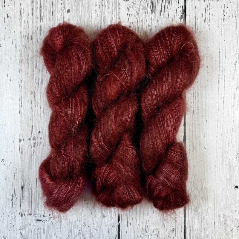 Chili Pepper Chocolate - Delicacy Lace - Dyed Stock