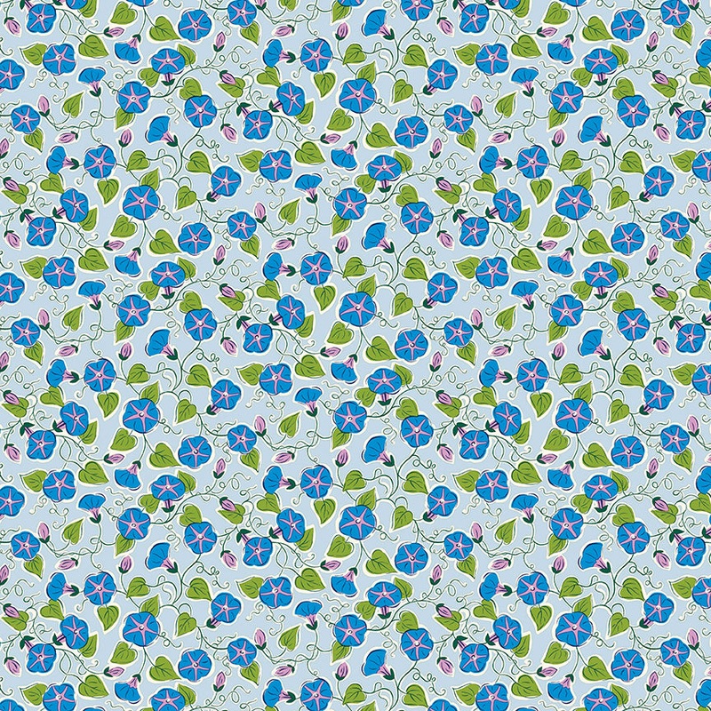 Paradise Vine B-Half Yard 18"x44" & Full yard 36"x44"