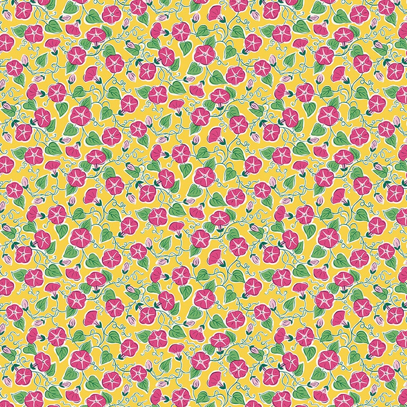 Paradise Vine C-Half Yard 18"x44" & Full yard 36"x44"