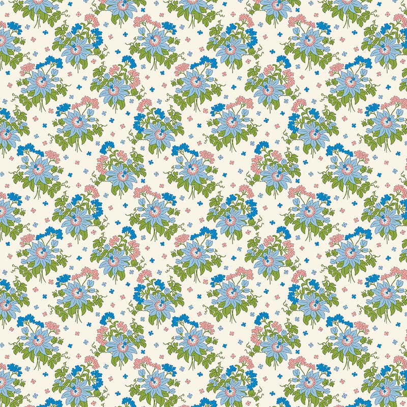 Passionflower Sway B-Half Yard 18"x44" & Full yard 36"x44"