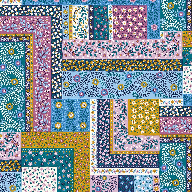 Patchwork Scarves A-Half Yard 18"x44" & Full yard 36"x44"