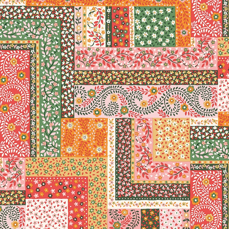 Patchwork Scarves B-Half Yard 18"x44" & Full yard 36"x44"