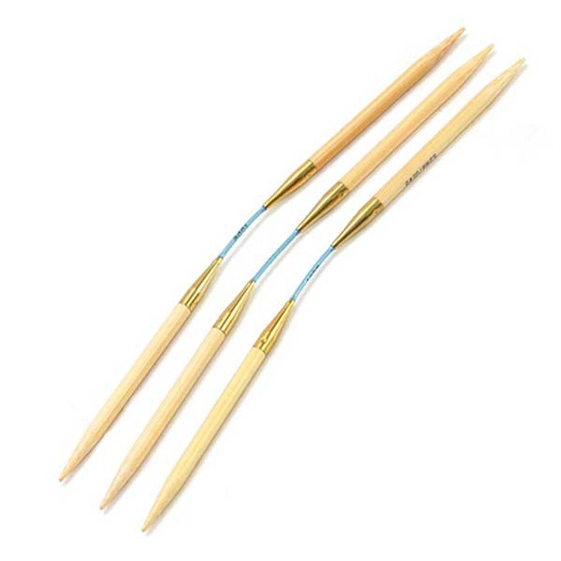 Addi 9.5 Bamboo Flexiflips in Green Storage Tube