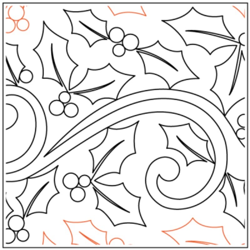 Holly Berry Holiday UE - 10 Paper Pantograph