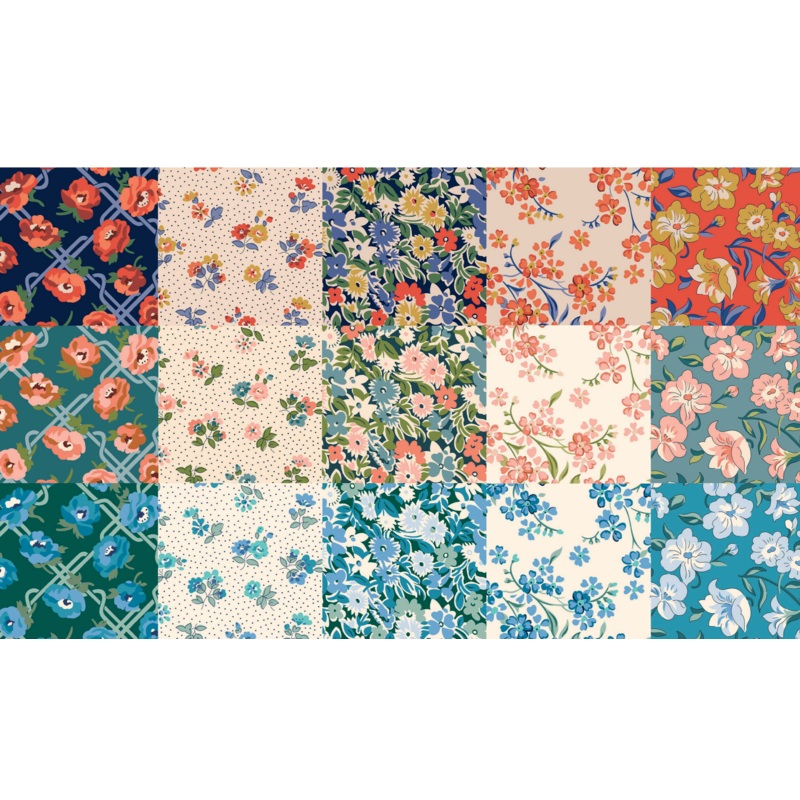 Liberty Floral Nostalgia HALF YARD BUNDLE