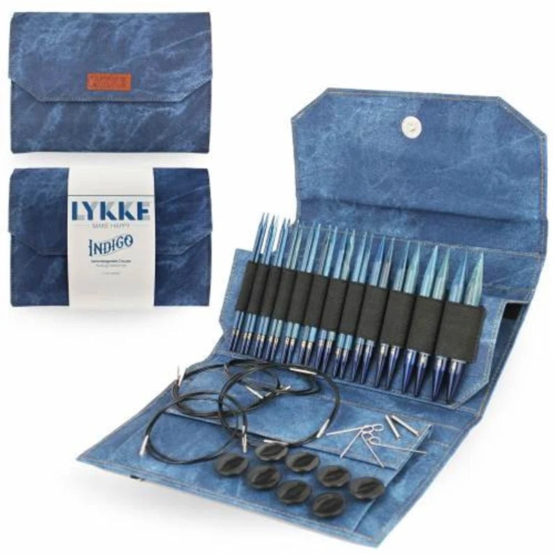 Lykke 5 IC Birchwood Knitting Needle Set - INDIGO