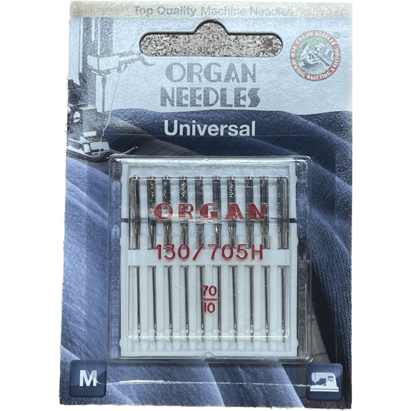 Organ Needles Universal Size 70/10 10 Pack