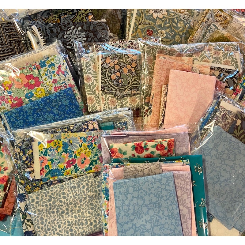 SALE Off cut bags-Sally Kelly & William Morris & Karen Lewis & Liberty Quilting & Assorted surprise