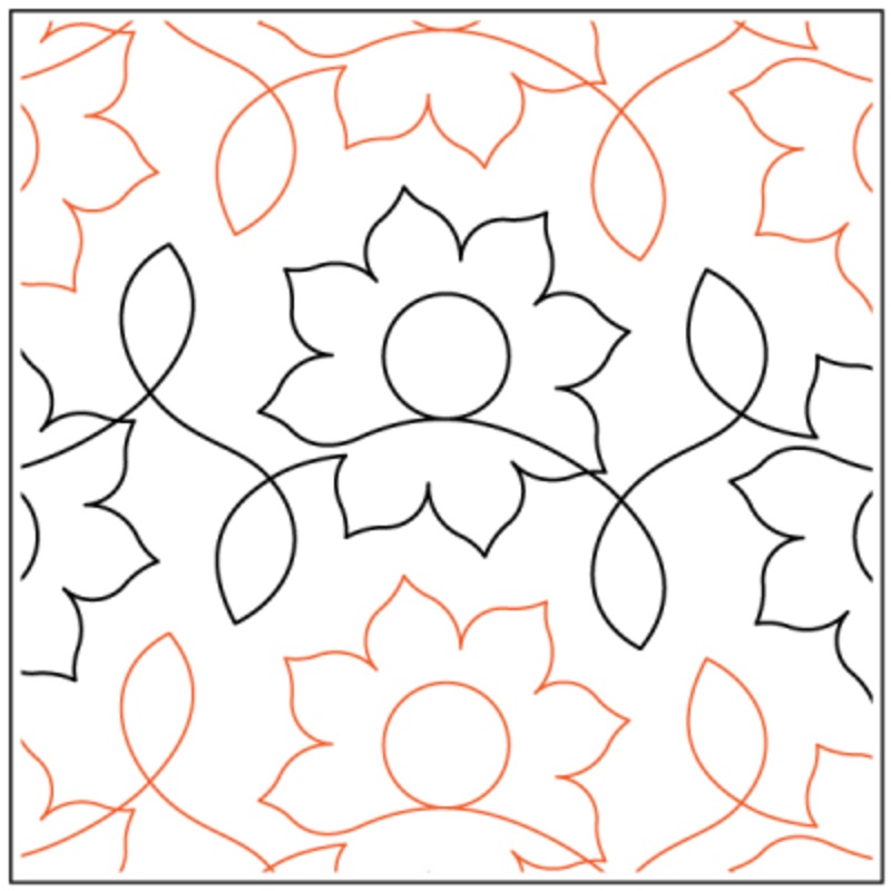 Simple Sunflowers WL - 6 Paper Pantograph