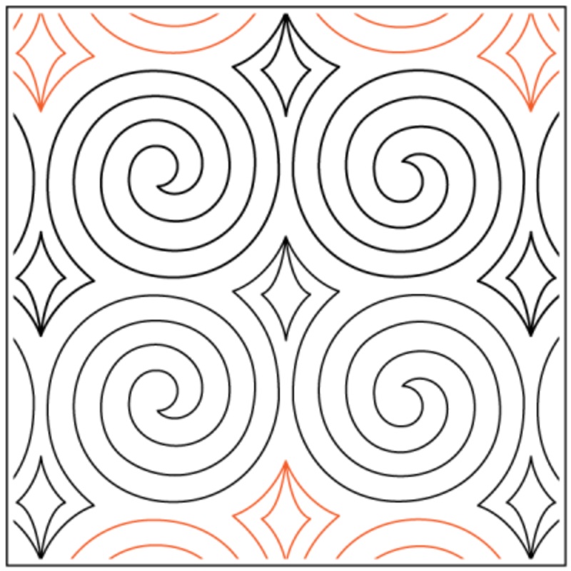 Spirals and Diamonds UE - 7.5 Paper Pantograph