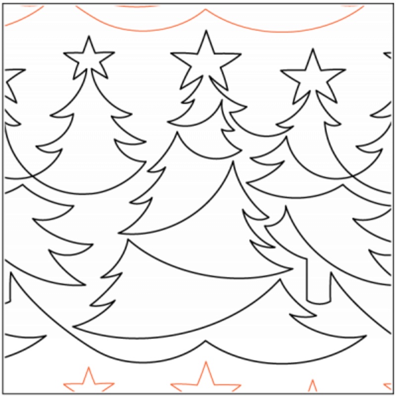 Christmas Forest UE  12 Paper Pantograph