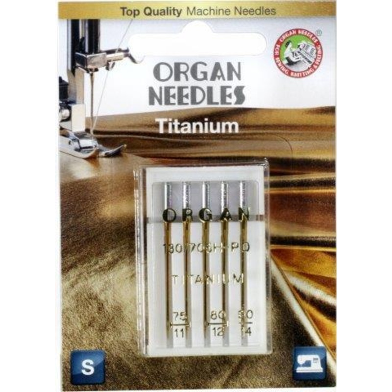 Organ Needles - Titanium Assorted