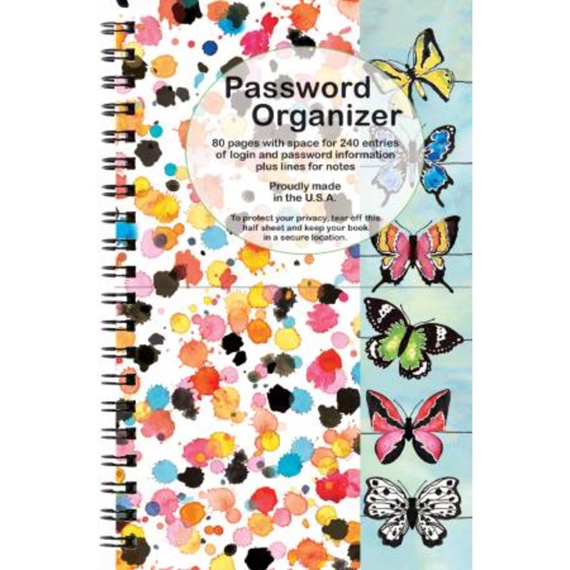 Password Book - Butterfly (PWB06)