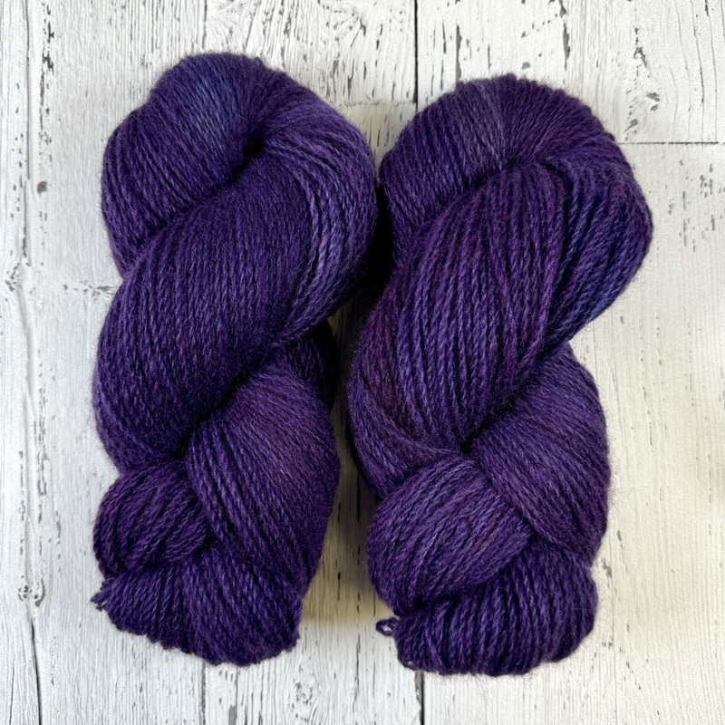 Amethyst - Heritage Fingering (Batch 7) - Natural Grey - Dyed Stock
