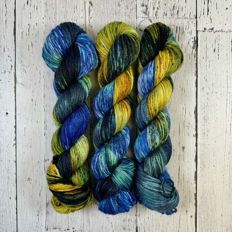 Starry Night - Van Gogh - Revival Worsted - Dyed Stock