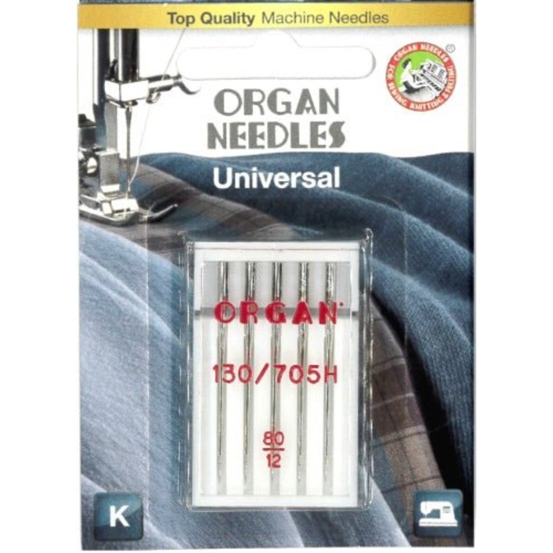 Organ Needles Universal Size 80/12 Eco Pack (3000102)