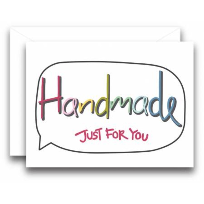 Handmade Just For You Gift Note Card (KC188)
