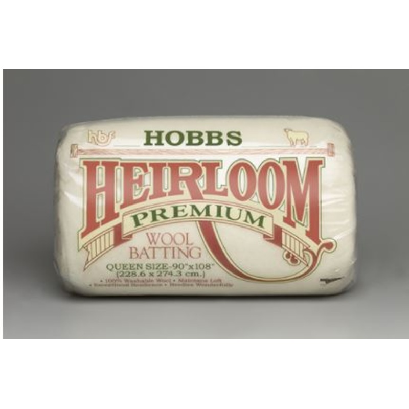 Hobbs Heirloom Premium 100% Wool King Size Pre-Cut Batting (120x120) (6428-WL-120)