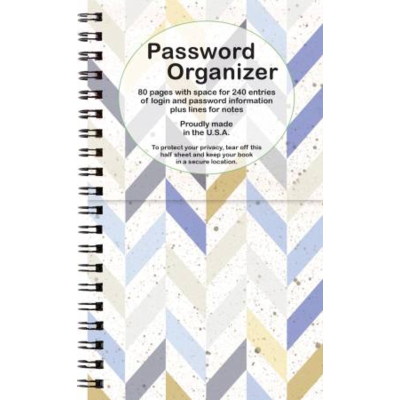 Password Book - Chevron (PWB08)
