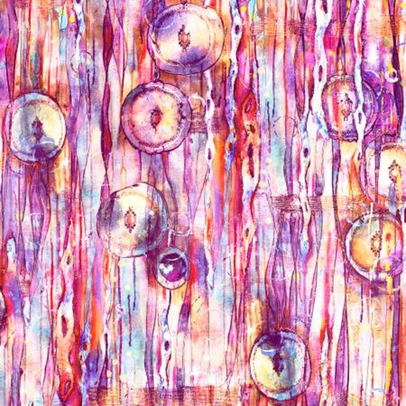 Red A Million Suns Digital 108 Cotton (AMSU4479-R) Sold in UNITS of 1/4 metre