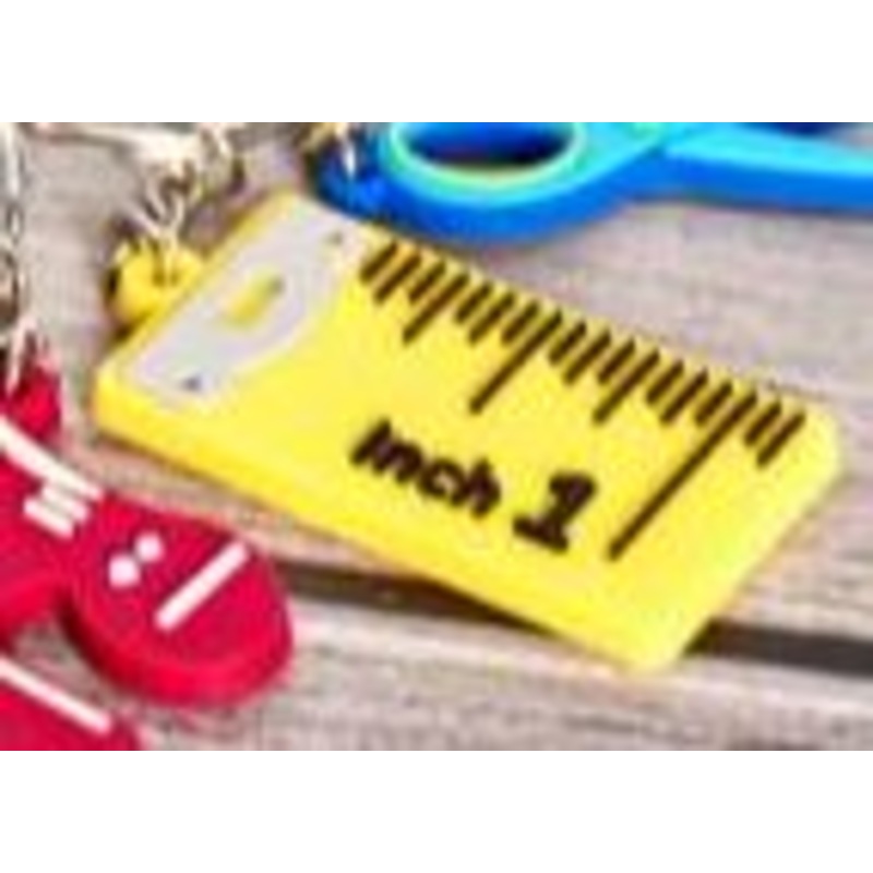 Sewing Key Ring - Ruler (N4380R)