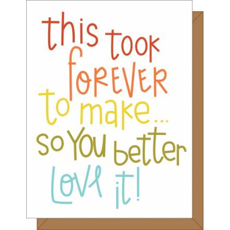 This Took Forever Gift Card (KC210)