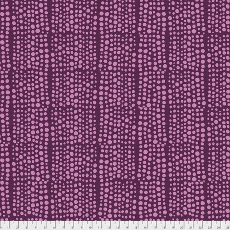 Violet Dots - 108 Cotton  (QBVW001.2VIOLET)  Sold in UNITS of  metre