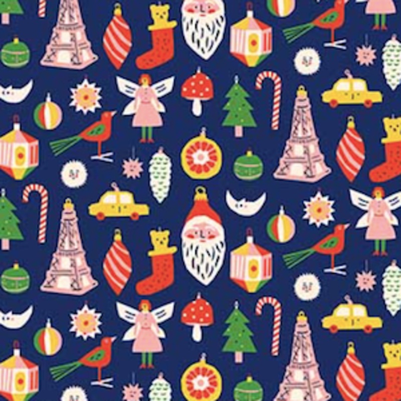 Wintertide - Navy $11.49/ Yard