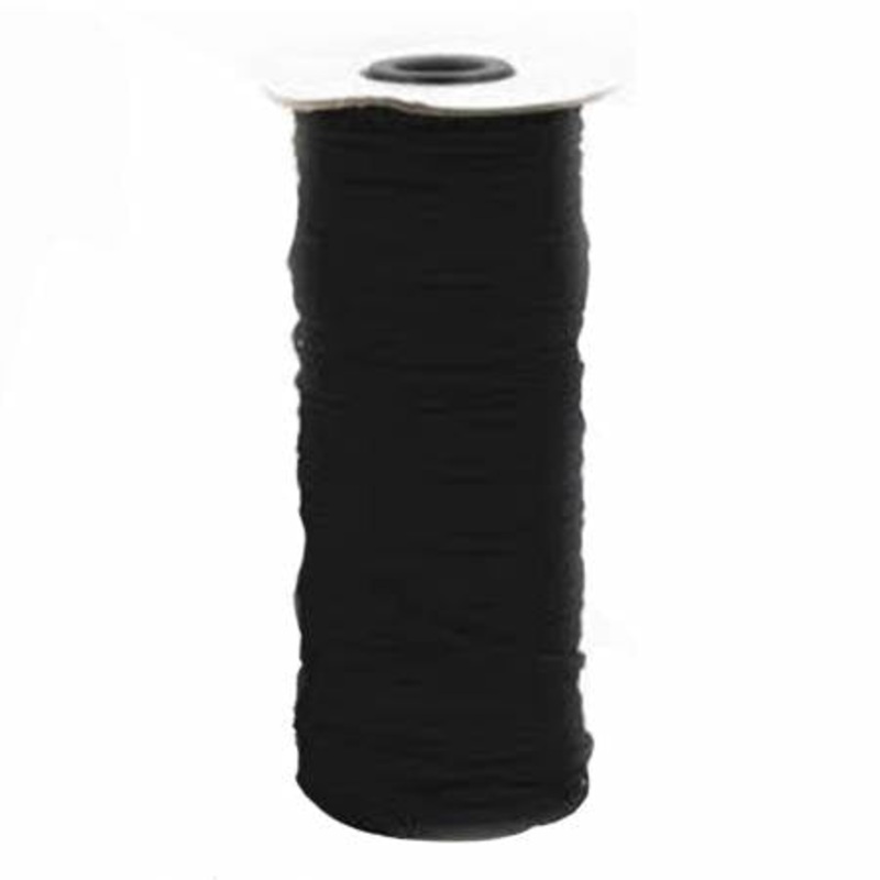 Flat Elastic - 1/4 Black-Full Yard & Half Yard & Quarter Yard