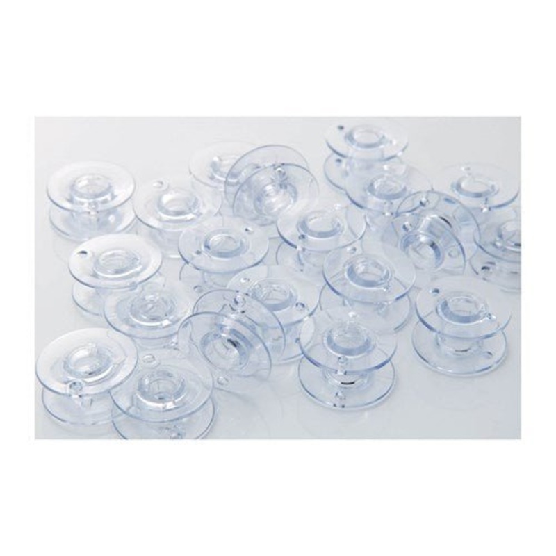 Brother Clear Plastic Standard Bobbins 10-pack, 9.4 Size (SA155)