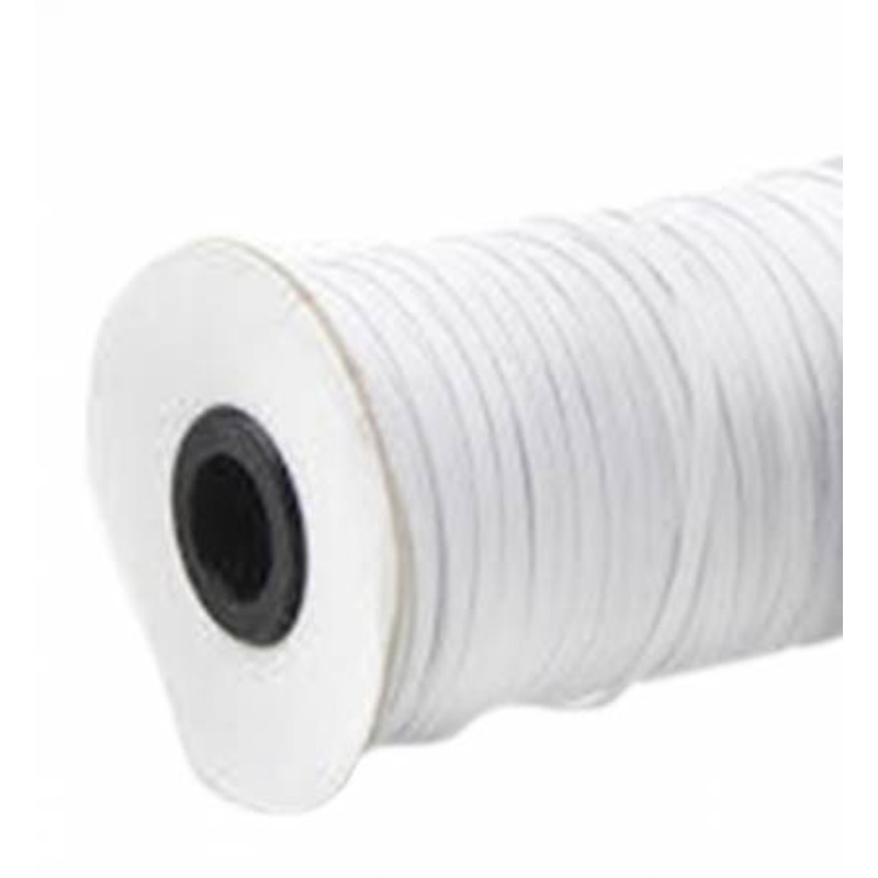 Flat Elastic - 1/8 White-Full Yard & Half Yard & Quarter Yard