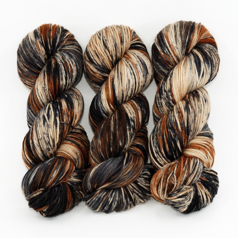 Brindle Dog in Worsted Weight-Revival Worsted