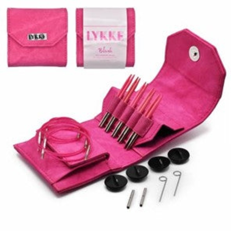 Lykke 3.5 IC Birchwood Knitting Needle Starter Set - BLUSH
