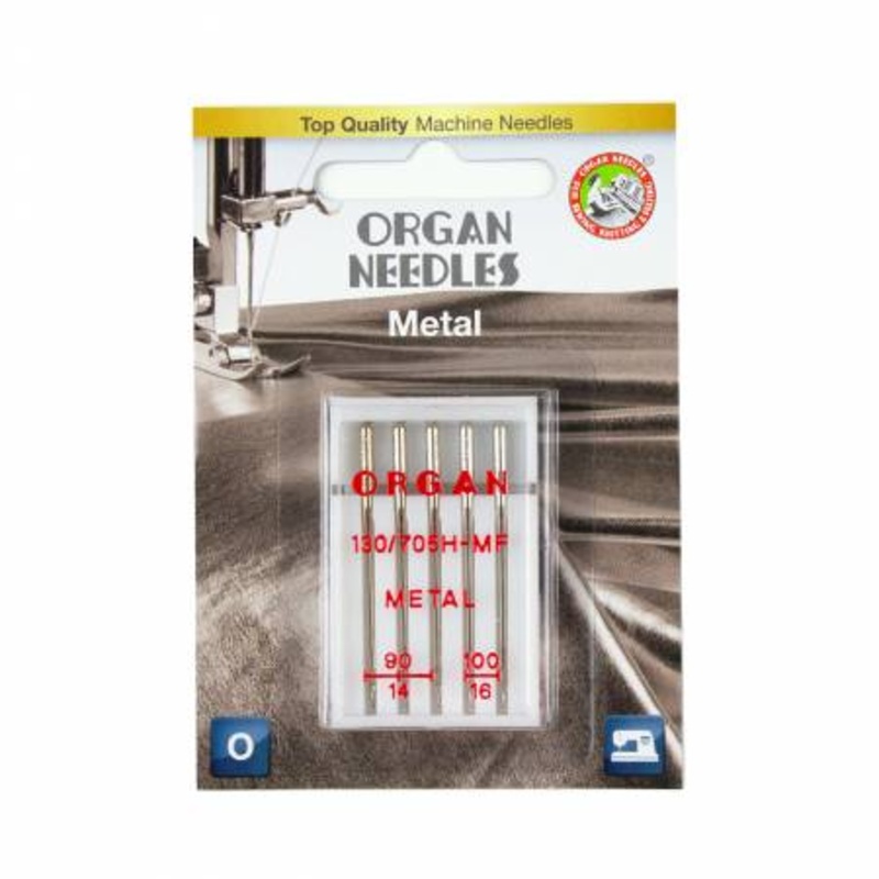 Organ Needles Metal Assortment (3ea 90, 2ea 100), 5 Needles per blister pack