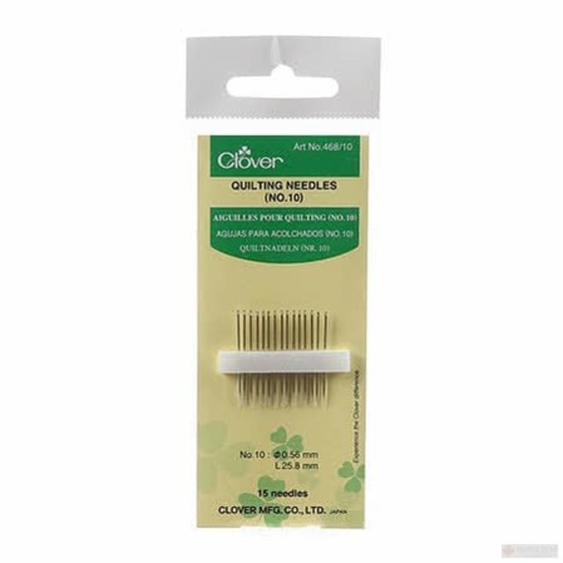 Clover Between / Quilting Needles Size 10 (15ct) (468CV-10)