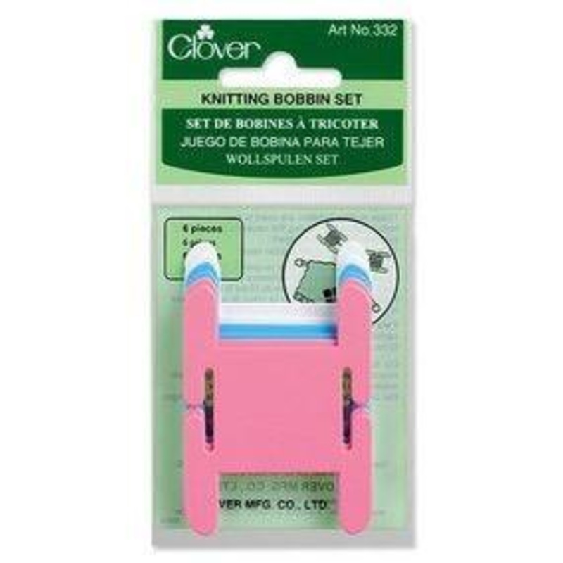 Clover Knitting Bobbin Set 6pc