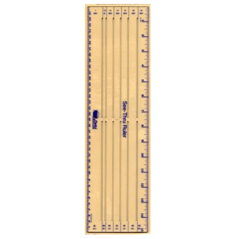 Dressmaker See-Thru Ruler 4in x 15in