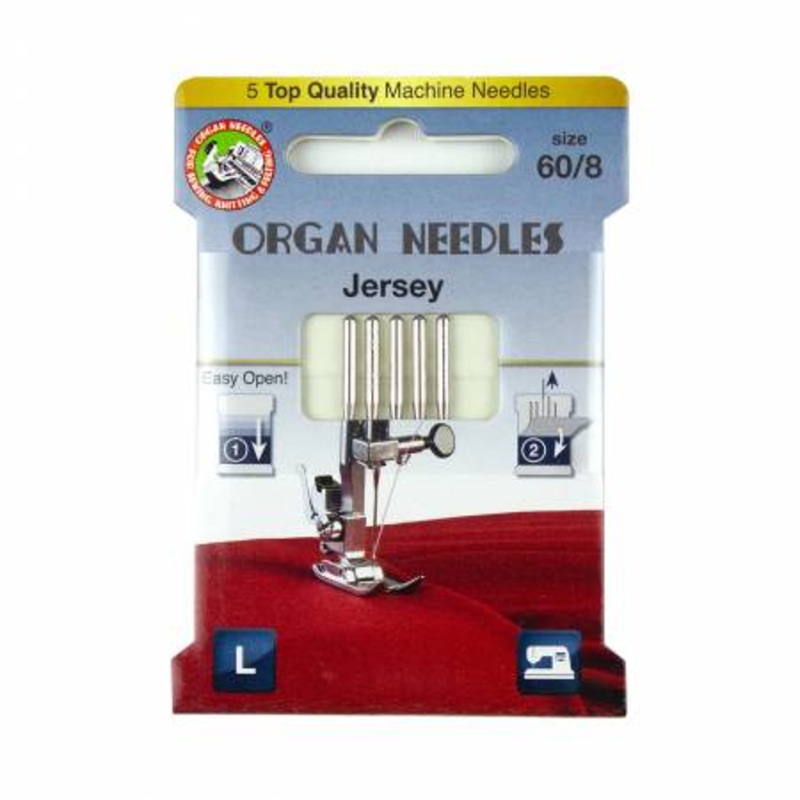 Organ Needles Jersey Size 60/8 Eco Pack (3000107)