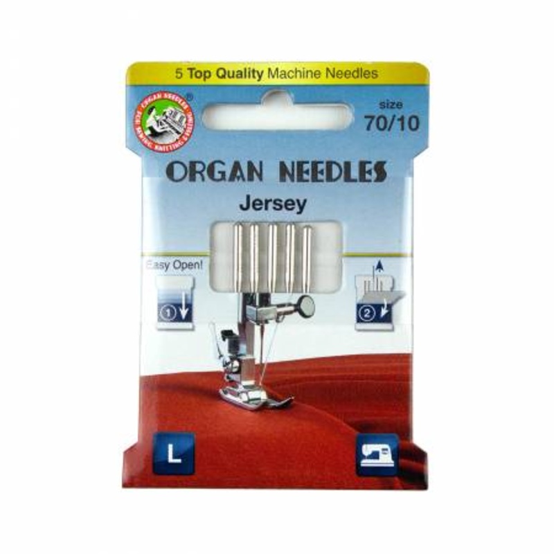 Organ Needles Jersey Size 70/10 Eco Pack