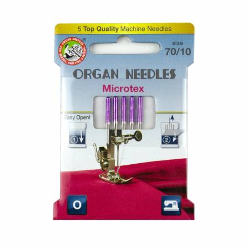 Organ Needles Microtex Size 70/10 Eco Pack (3000119)