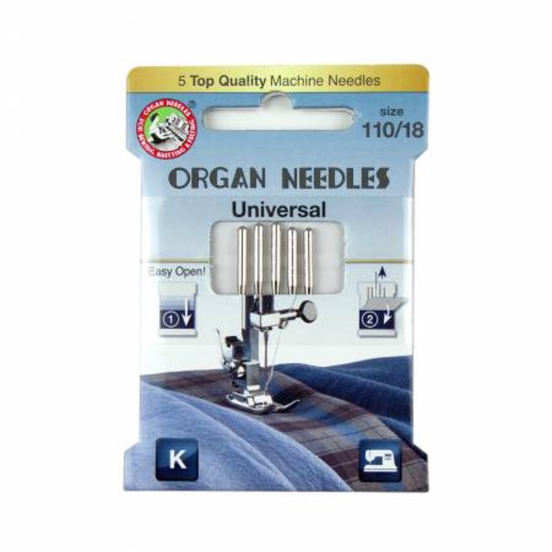 Organ Needles Universal Size 110/18 Eco Pack