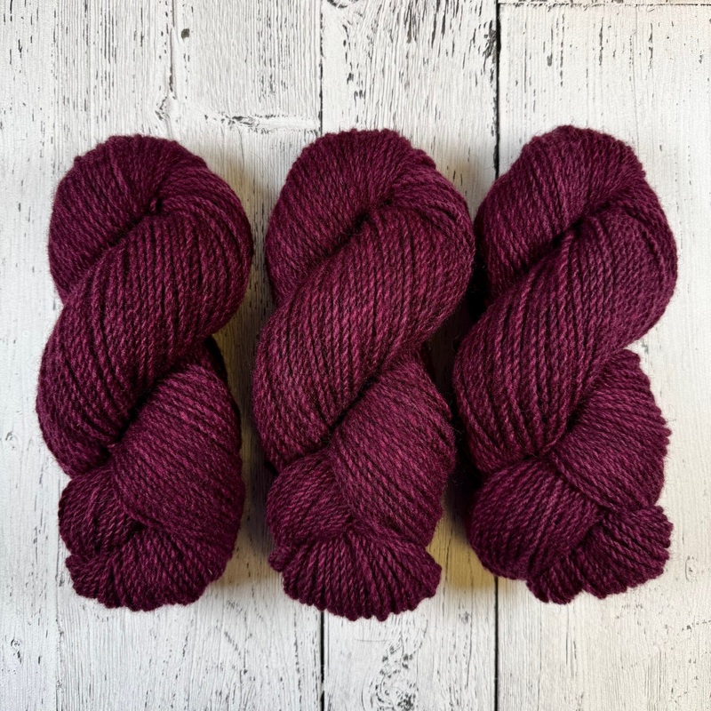 Contented Grapes - Heritage Batch 3 Aran Weight - Dyed Stock