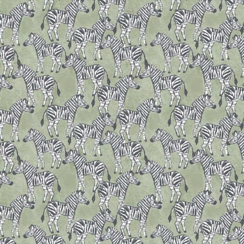 Zebra Maze - Green $12.49/Yard