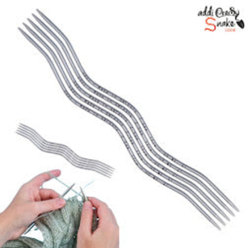 Addi CraSy Snake DPN's-2.0 mm  US 0 & 2.50 mm / US 01 & 3.00 mm / US 02 & 3.25 mm / US 03 & 3.50 mm / US 04