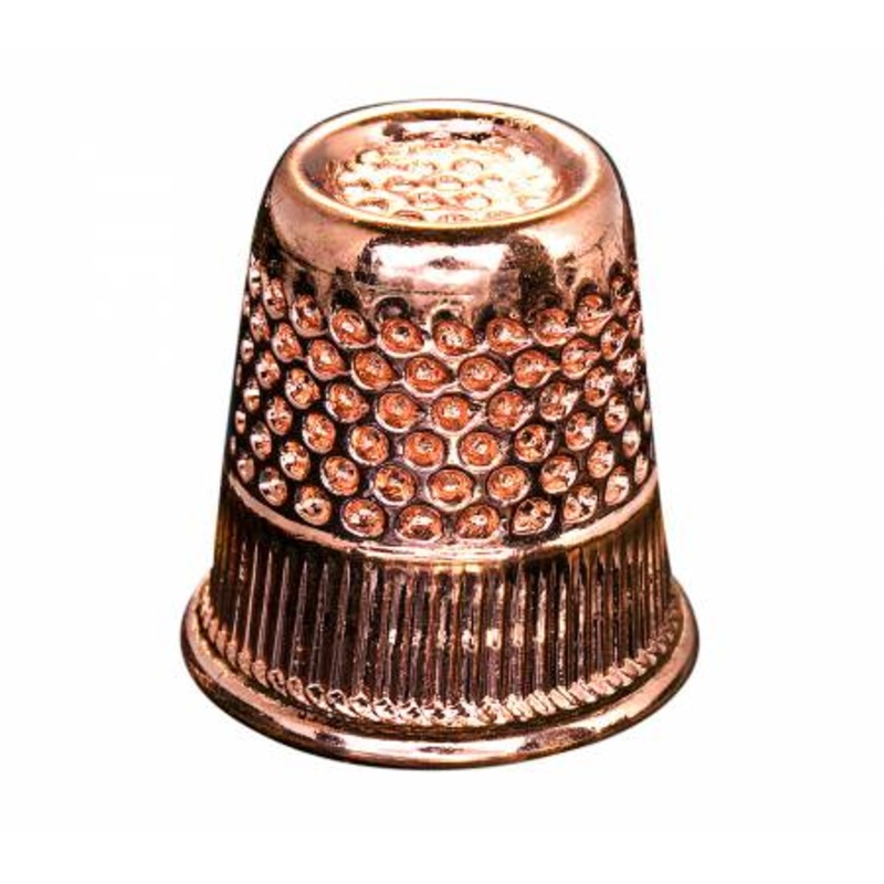Premium Rose Gold Thimble (300RGDBS) - Size Small