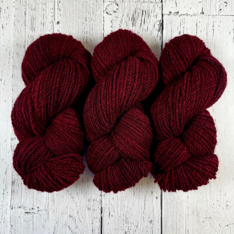Syrah by Moonlight - Heritage Batch 3 Aran Weight - Dyed Stock
